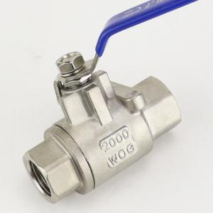 2 PC threaded 2000 WOG ball valve