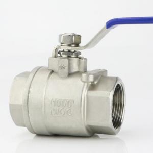 2 Piece threaded 1000 WOG ball valve