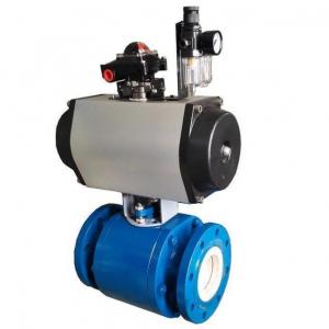 China ceramic lined ball valve factory