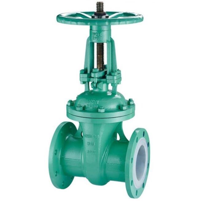 FEP PFA PTFE Lining gate valve