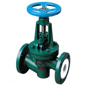 FEP PFA PTFE Lining globe valve