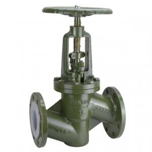 PFA PTFE Lined globe valve manufacturer