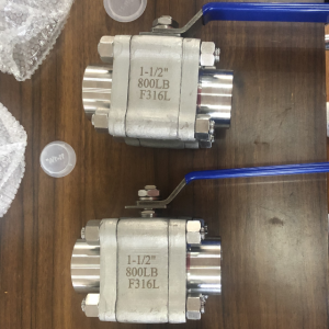 Class 800 NPT Threaded ball valve F304 F316