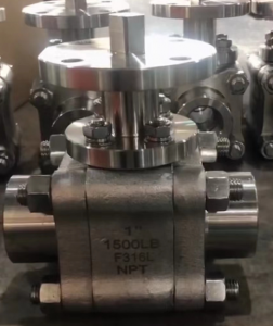 Class 1500 High pressure forged ball valve