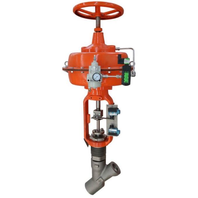 Pneumatic high pressure steam drain valve