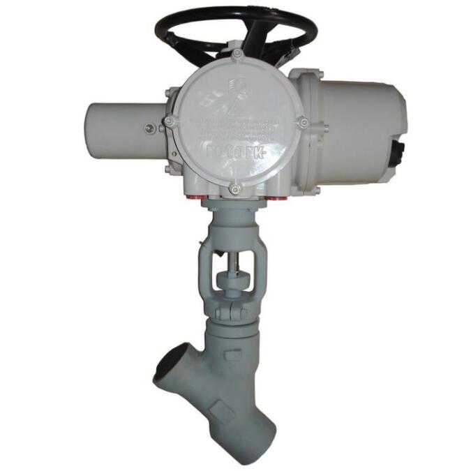 Motorized high temperature steam drain valve