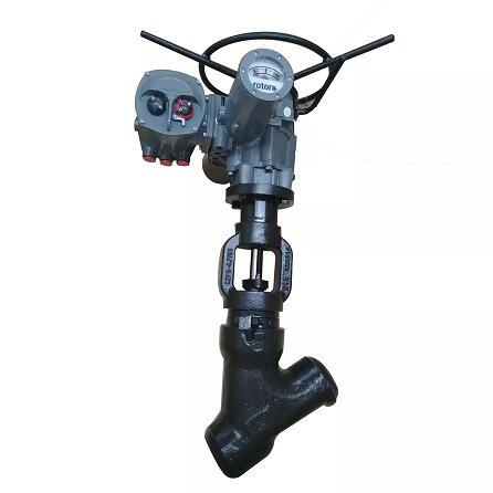 Electric high pressure steam drain valve