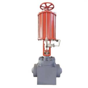 Pneumatic piston actuator control valve