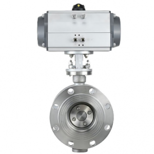 stainless steel pneumatic butterfly valve