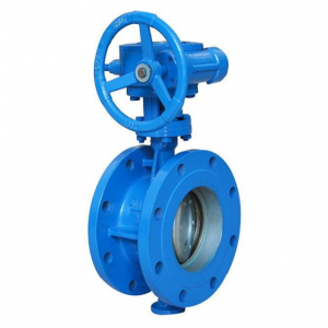 Butterfly valve double flange type