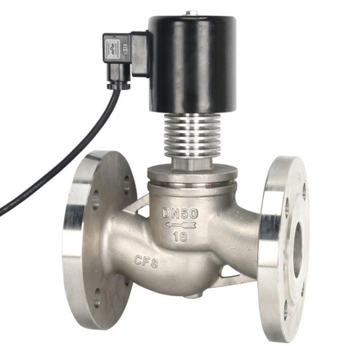 AC220V Flanged steam solenoid valve