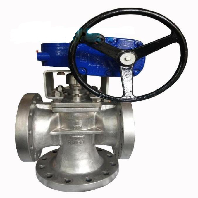 Stainless Steel 3 Way Plug Valve