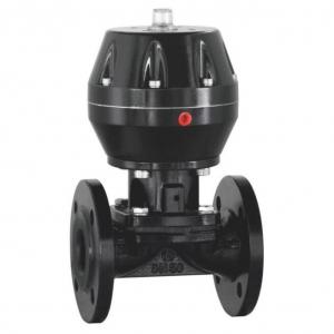 Flanged end pneumatic diaphragm valve