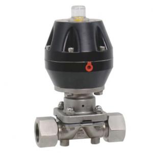 Thread end pneumatic diaphragm valve