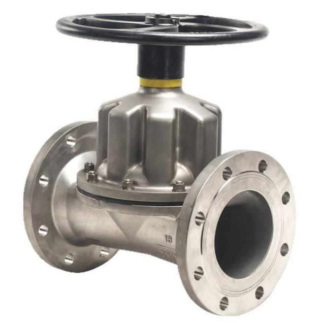 Manual stainless steel diaphragm valve