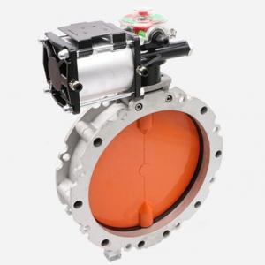 V2FS Double flange dust butterfly valve