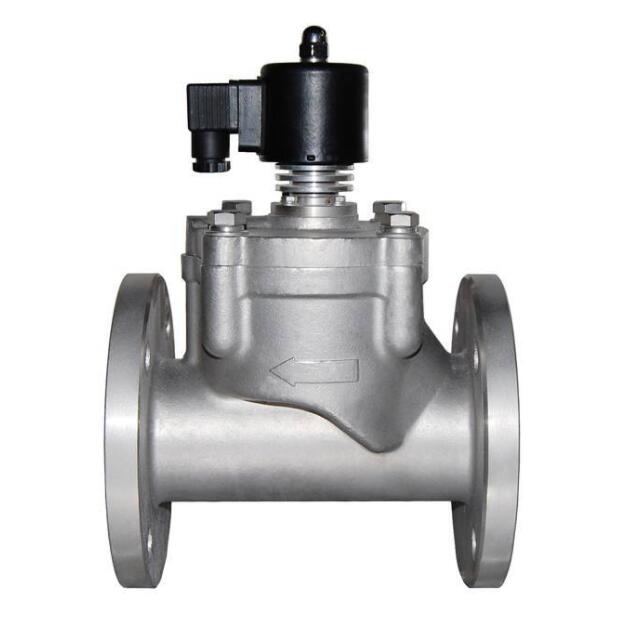 Flanged end water solenoid valve