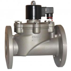 Flanged end water solenoid valve