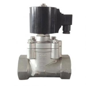 Threaded end water solenoid valve