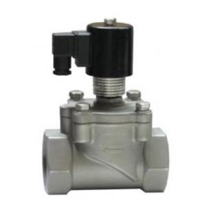 Threaded end water solenoid valve