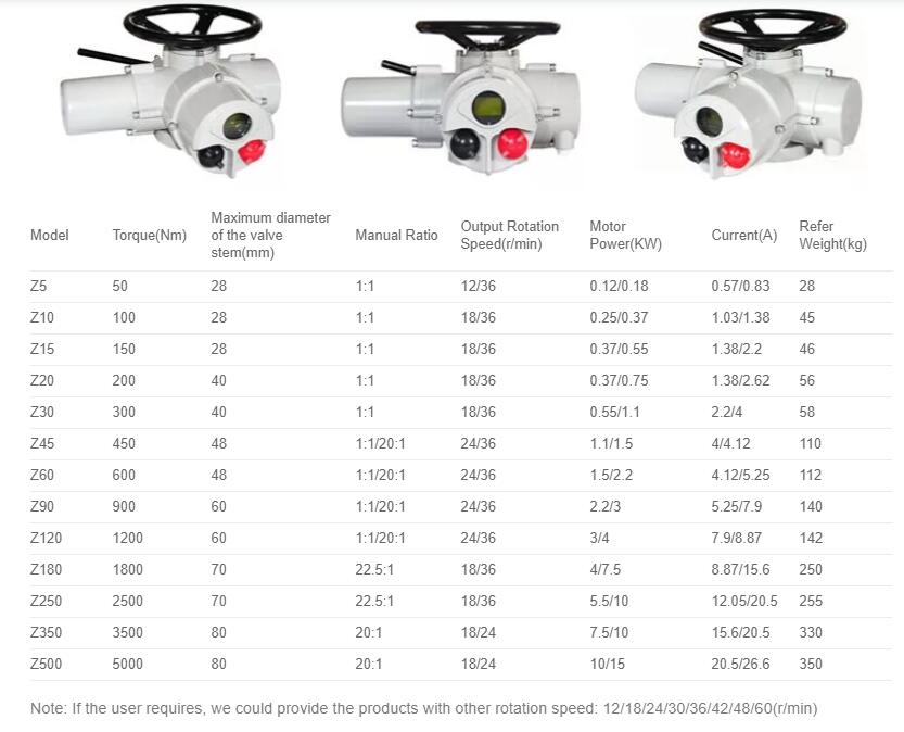 Multi-Turn Electric Actuator Gate Valve