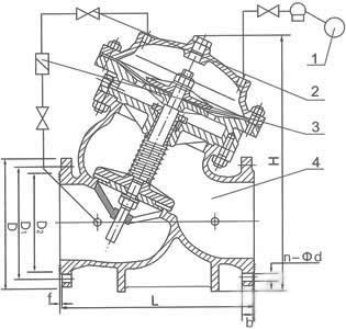 F745X Remote float ball water contol valve