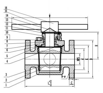 Full Bore PTFE Sleeved Plug Valve