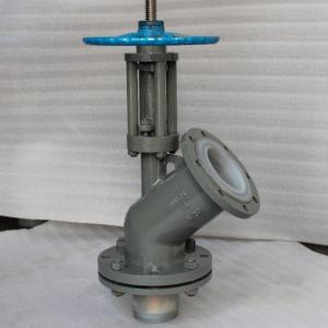 FEP PFA PTFE Lined Flush Bottom Valve