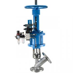 Y Type Flush Bottom Valve With Pneumatic Actuator