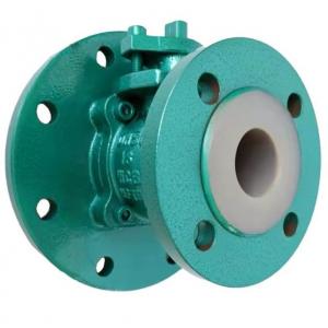 PFA PTFE Lined Flush Bottom Ball Valve