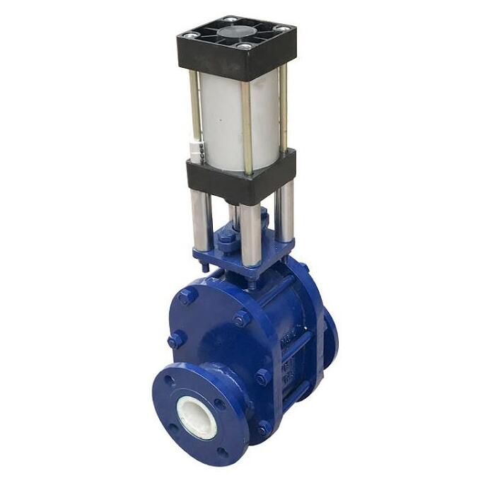 Z644TC Pneumatic Ceramic Double Disc Gate Valve