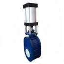 Z674TC Pneumatic Double Disc Ceramic Gate Valve