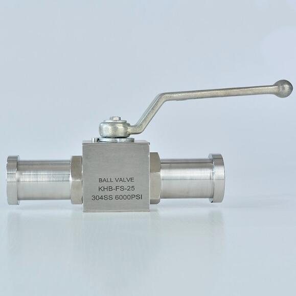 KHB SAE Flange Joint Hydraulic Ball Valve