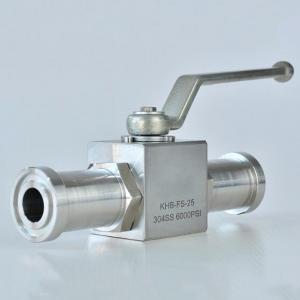 KHB SAE Flange Joint Hydraulic Ball Valve