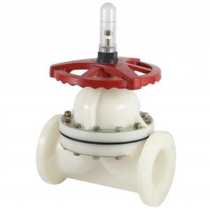 PVDF Flanged Manual Diaphragm Valve