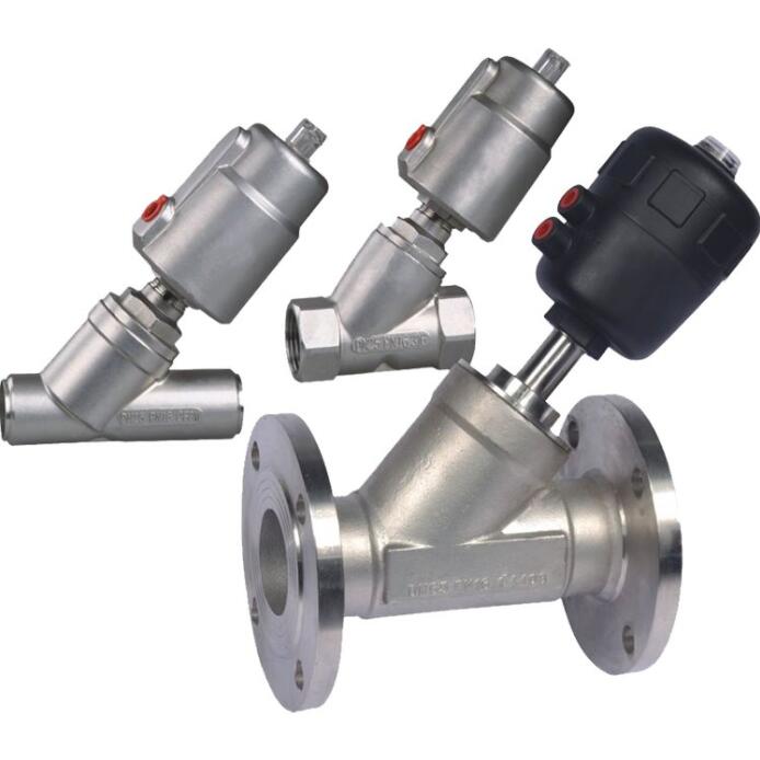 Air Actuated Angle Seat Valve