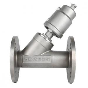 Air Actuated Angle Seat Valve