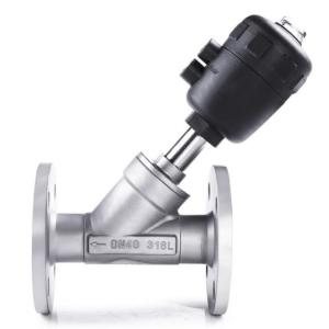 China Pneumatic Angle Seat Valve