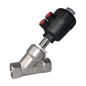 Pneumatic Thread End Angle Seat Valve